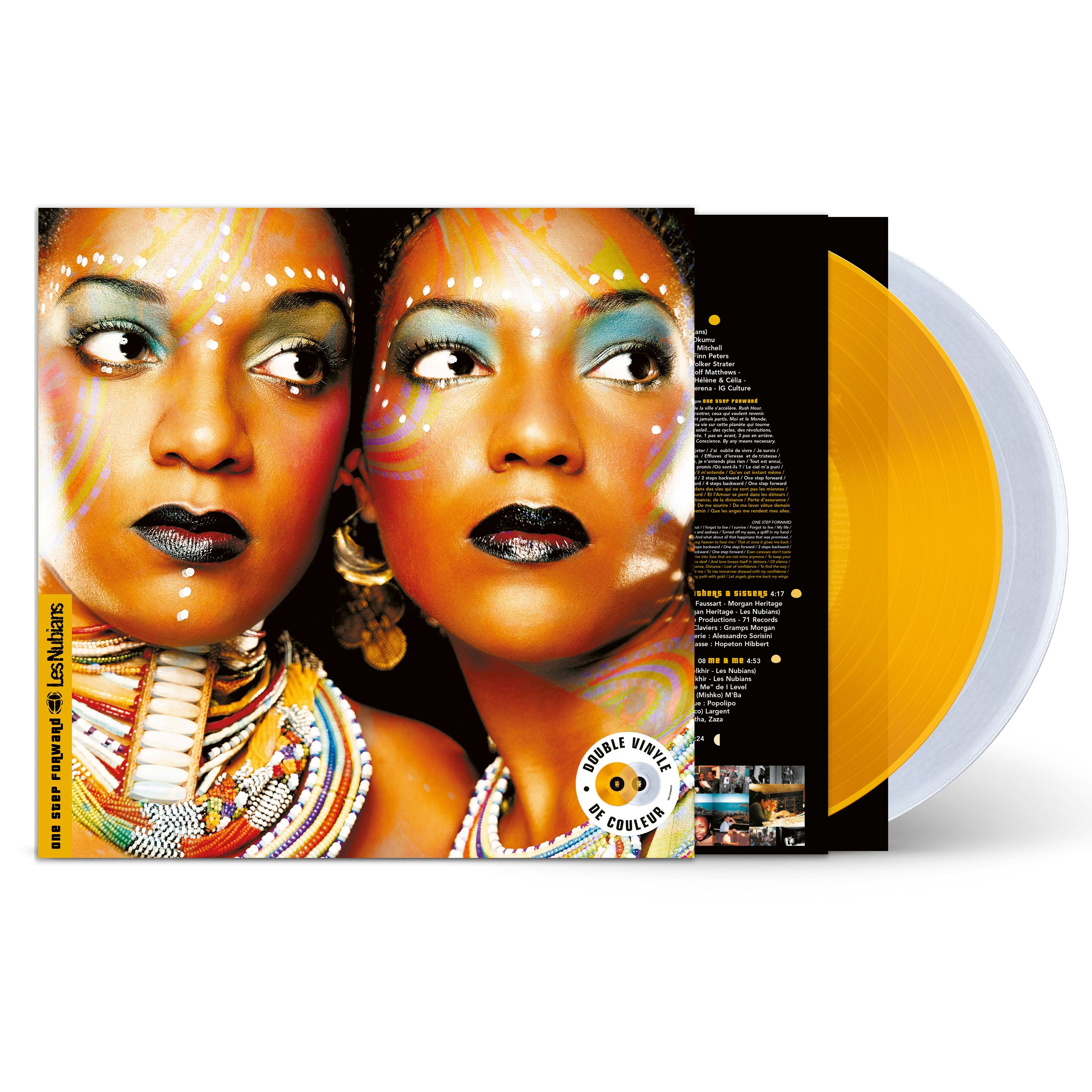 [PRE-ORDER] Les Nubians - One Step Forward [Rhino SYEOR 2026] [2-lp White and Orange Vinyl] [Release Date: 01/23/2026]