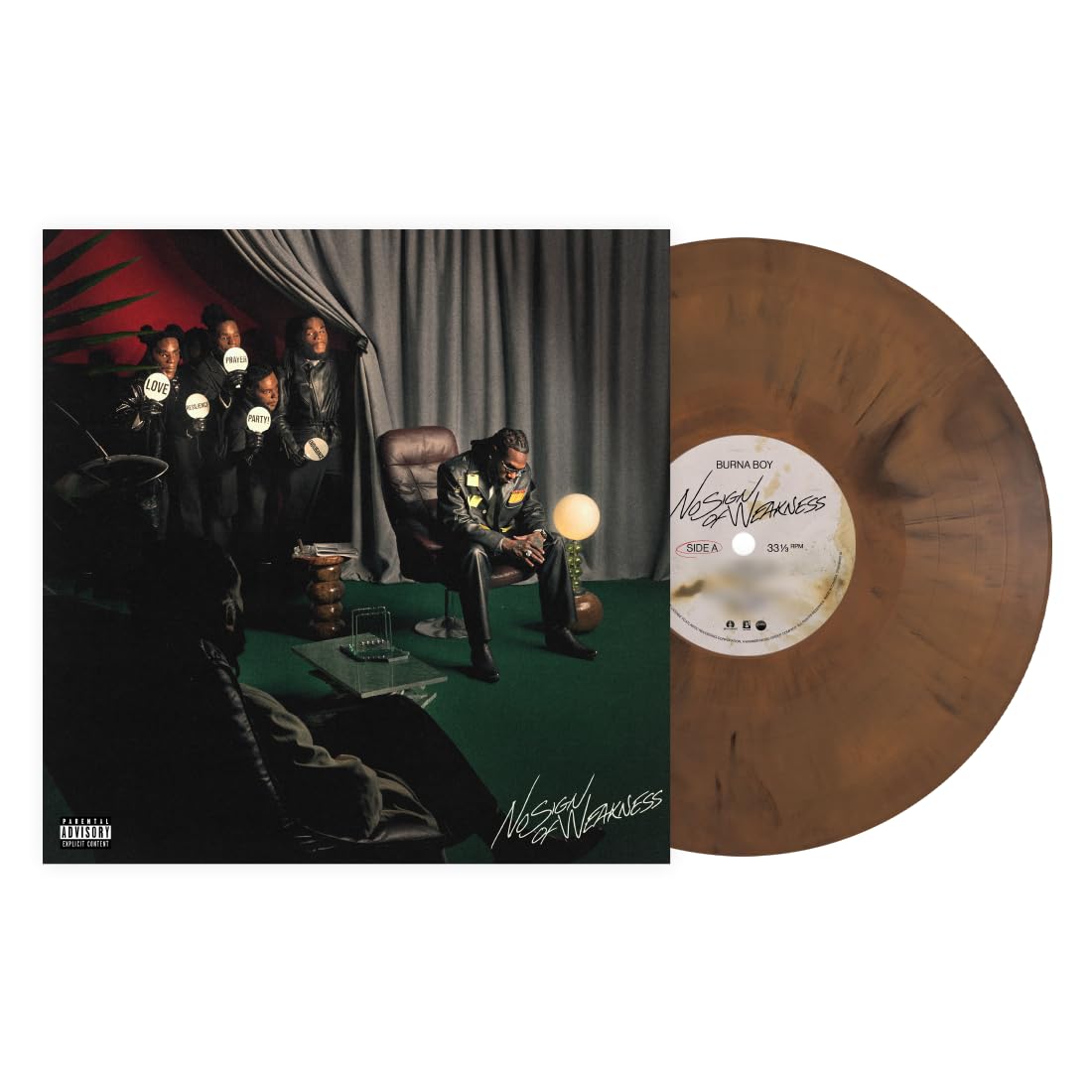 Burna Boy - No Sign Of Weakness [Brown Opaque Vinyl]
