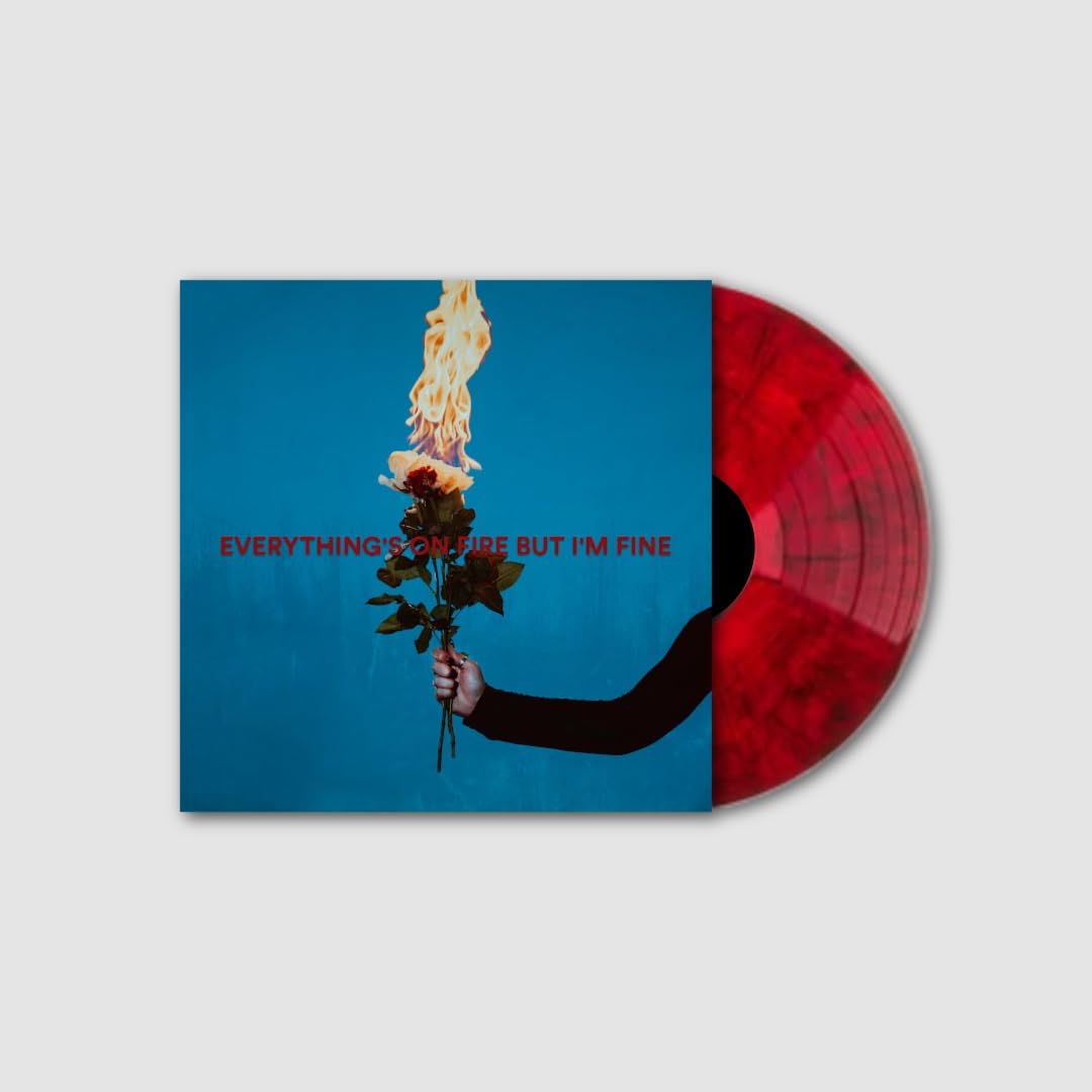 [DAMAGED] As December Falls - Everything's On Fire But I'm Fine [Red Marble Vinyl]