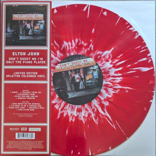 Elton John - Don't Shoot Me I'm Only The Piano Player [Red Splatter Vinyl]
