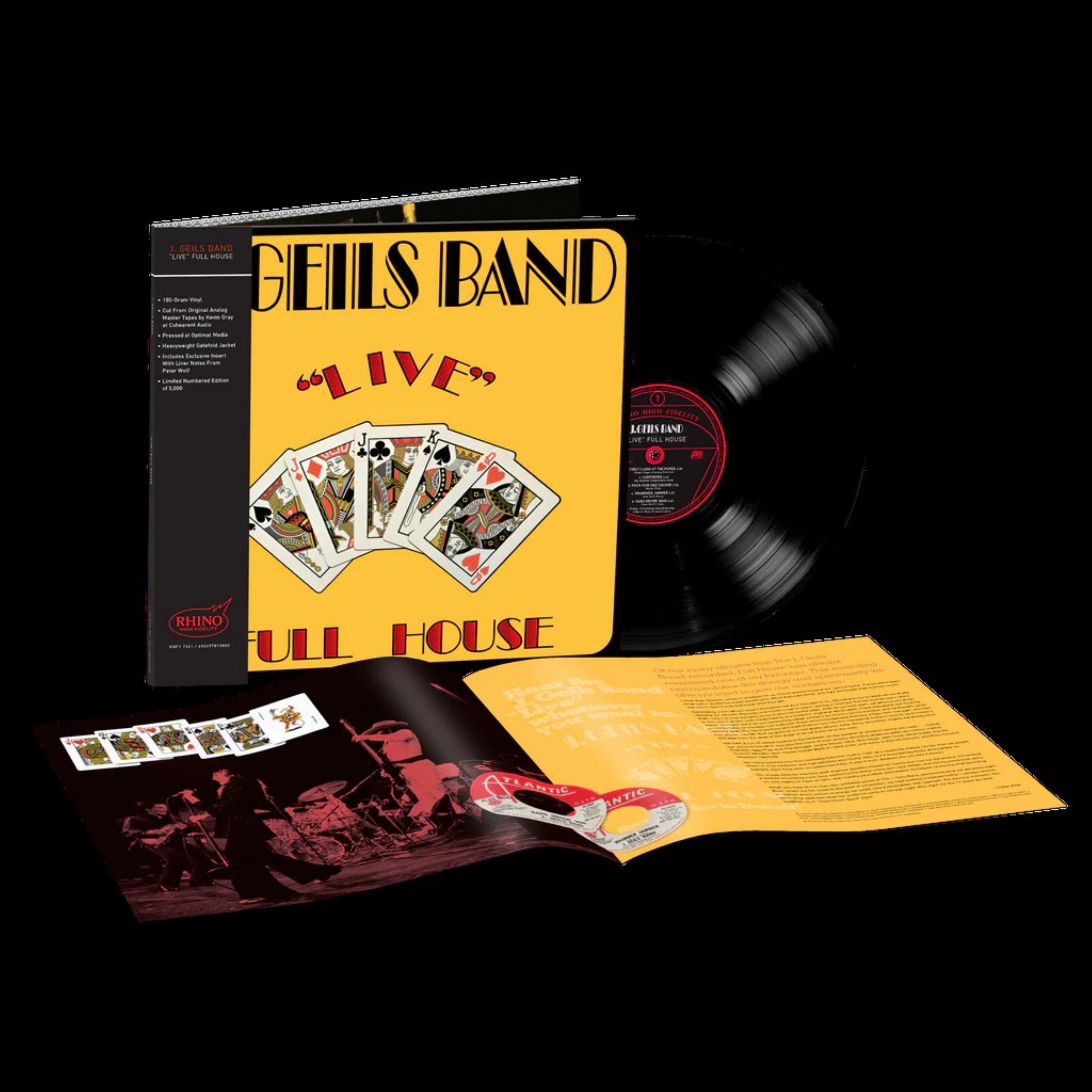 [PRE-ORDER] J. Geils Band - "Live" Full House [Rhino HiFi] [Release Date: 07/17/2026]