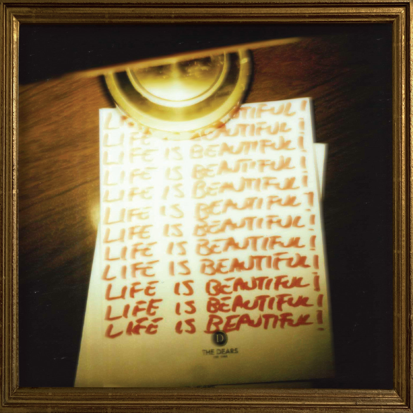 [PRE-ORDER] The Dears - Life Is Beautiful! Life Is Beautiful! Life Is Beautiful! [Gold Vinyl + Sticker] [Release Date: 11/07/2025]