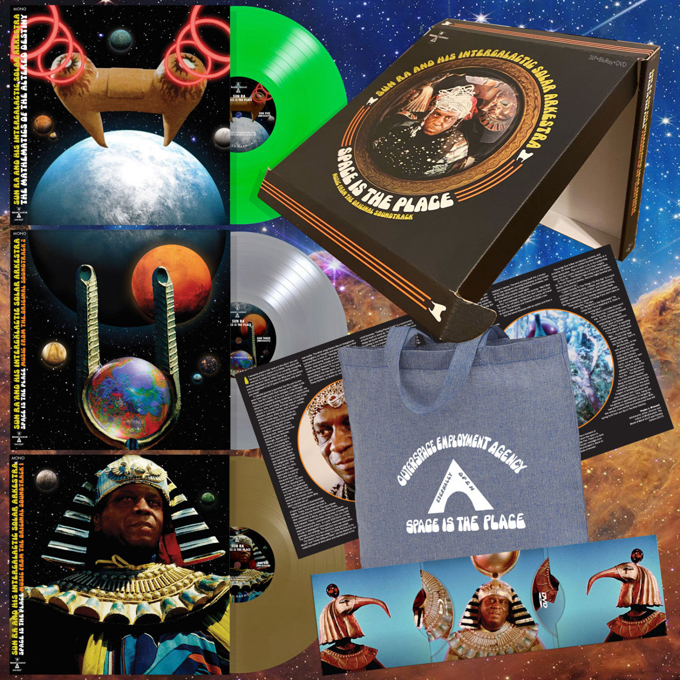 Sun Ra - Space Is The Place [Box Set] [Silver, Gold & Lime Vinyl]