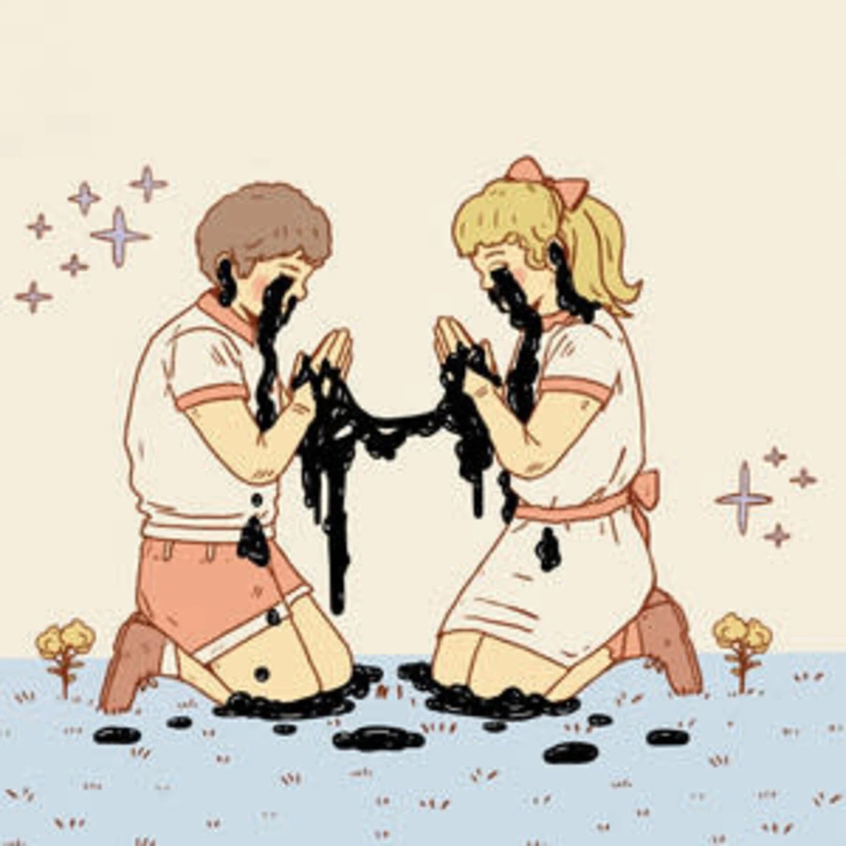 Greet Death - Die In Love [Red Split Splatter Vinyl]