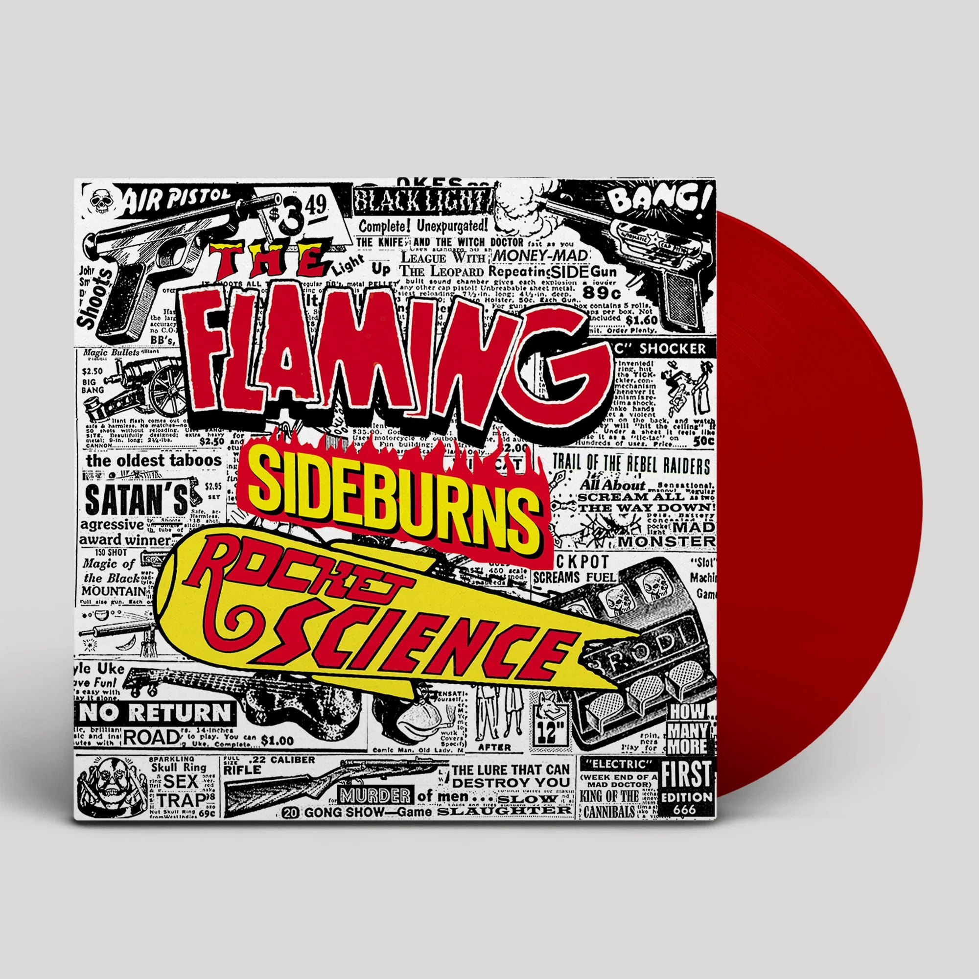 The Flaming Sideburns - Rocket Science (Original Artyfacts From The Psychedelic Era 1996-19999) [Red Vinyl]