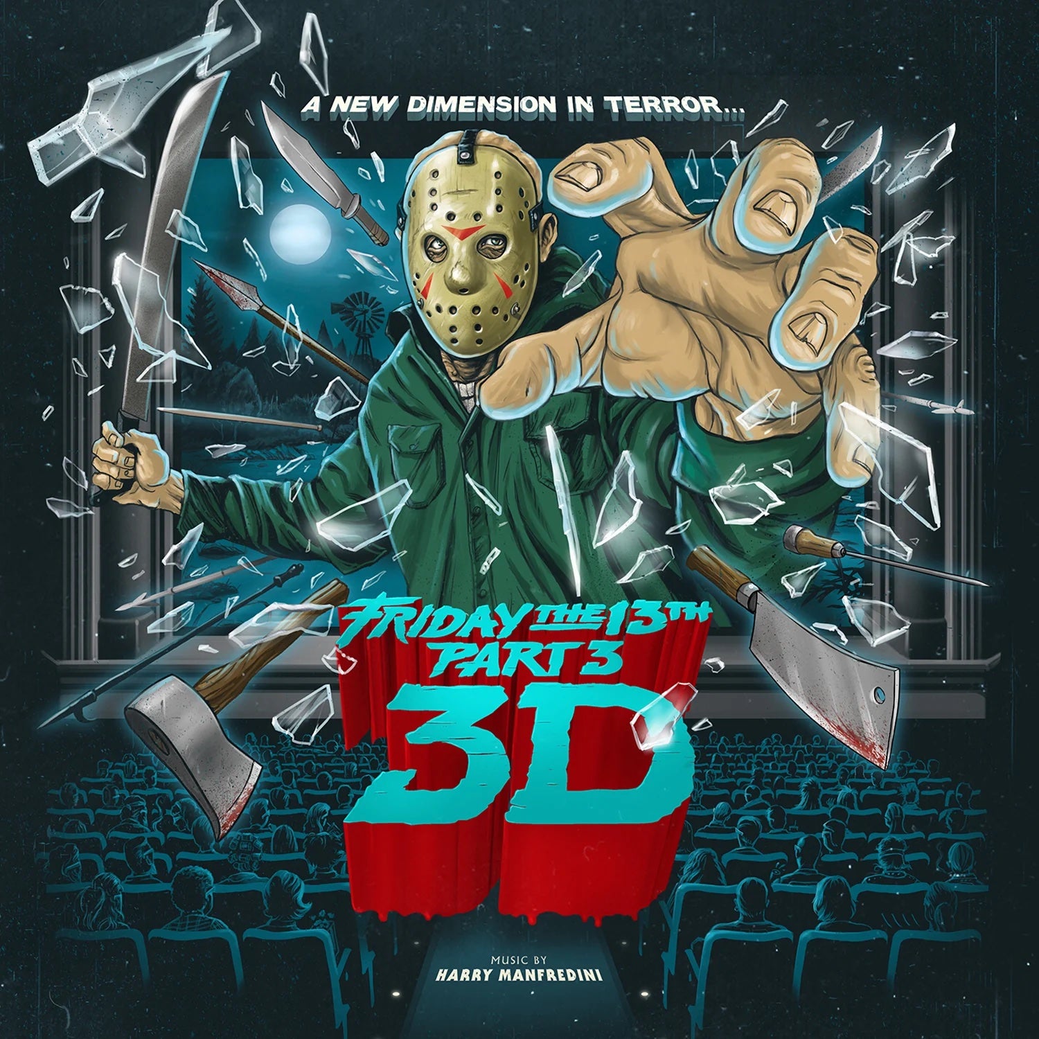 Harry Manfredini - Friday the 13th Part 3 [3D Lenticular Cover]