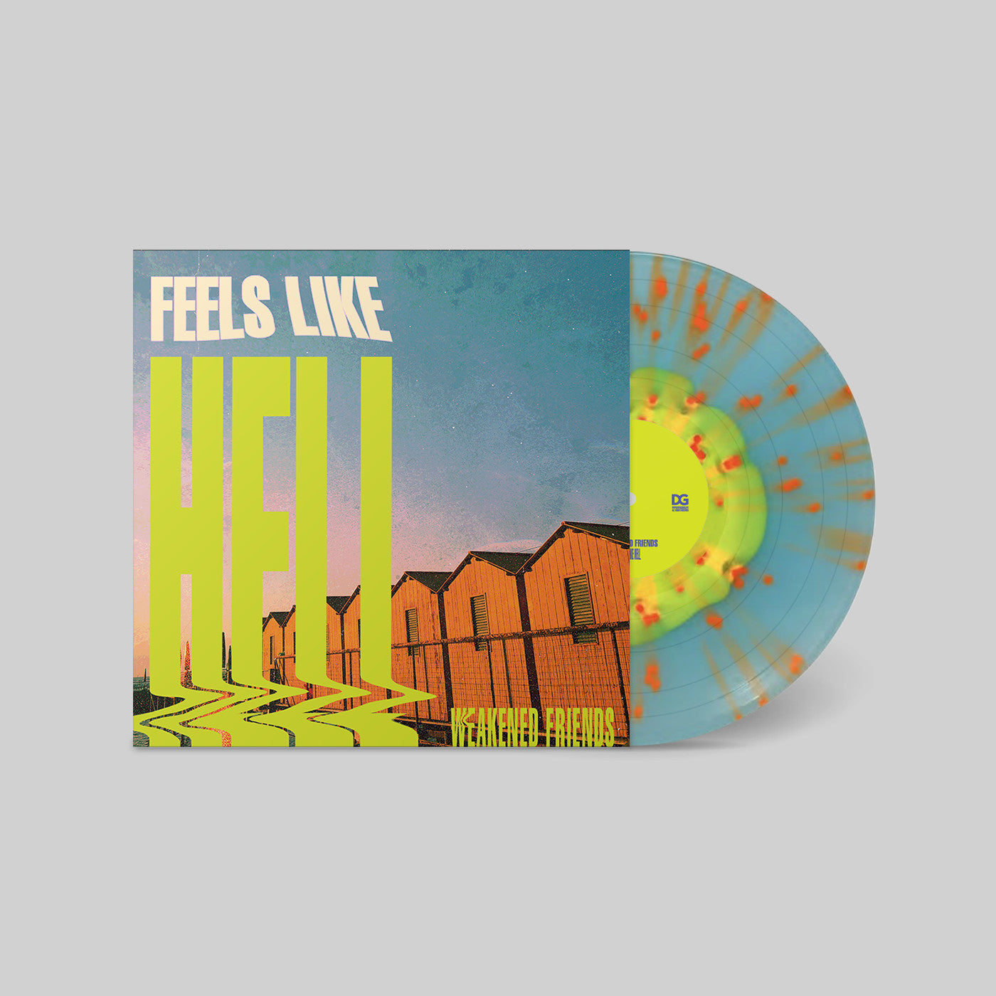 Weakened Friends - Feels Like Hell [Nuclear Splatter Vinyl]