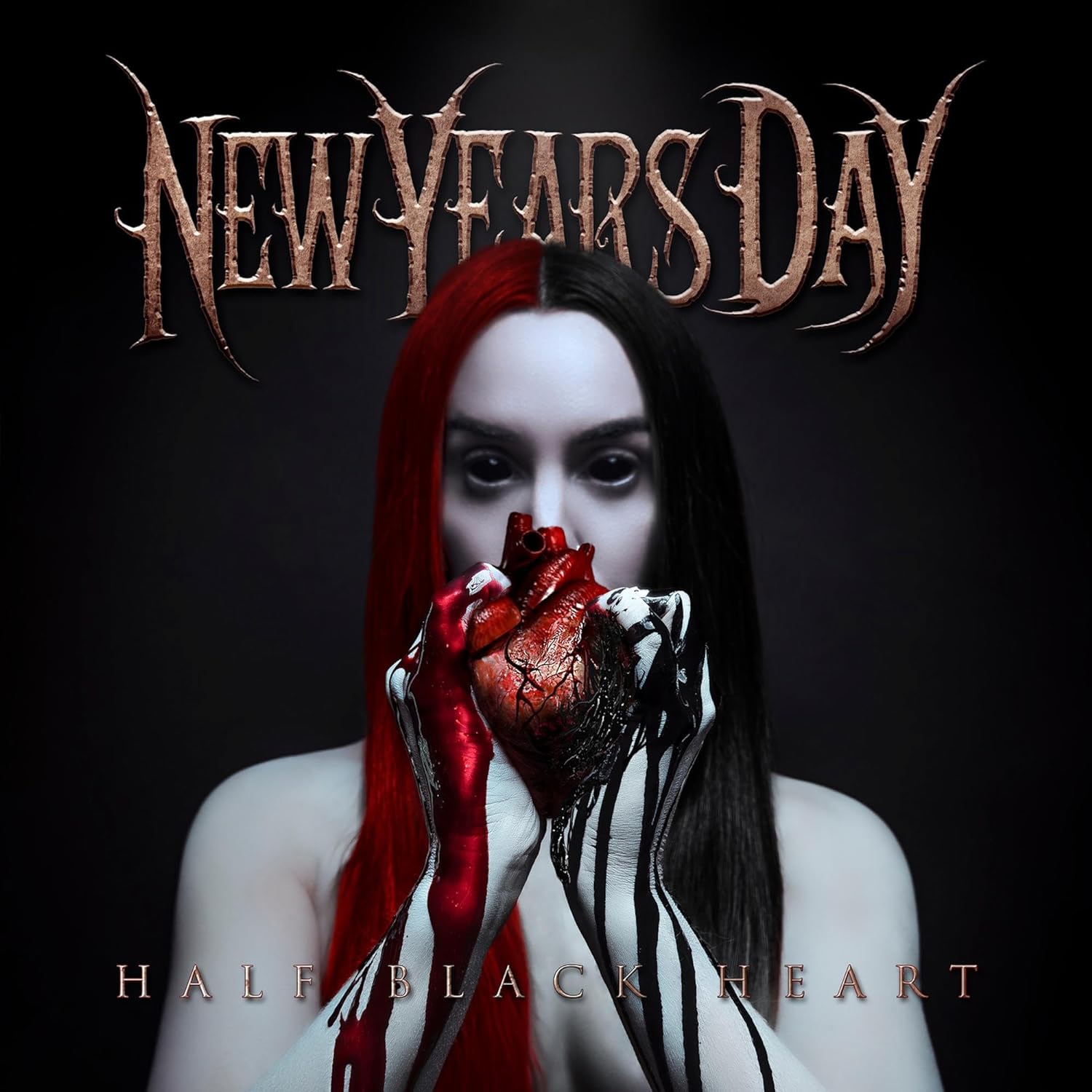 New Years Day - Half Black Heart [Silver Vinyl]