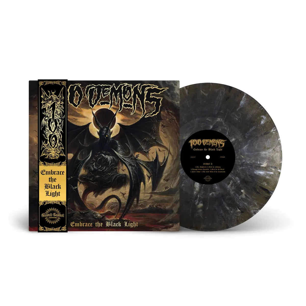 [PRE-ORDER] 100 Demons - Embrace The Black Light [Indie-Exclusive Onyx Marble Vinyl] [Release Date: 06/26/2026]