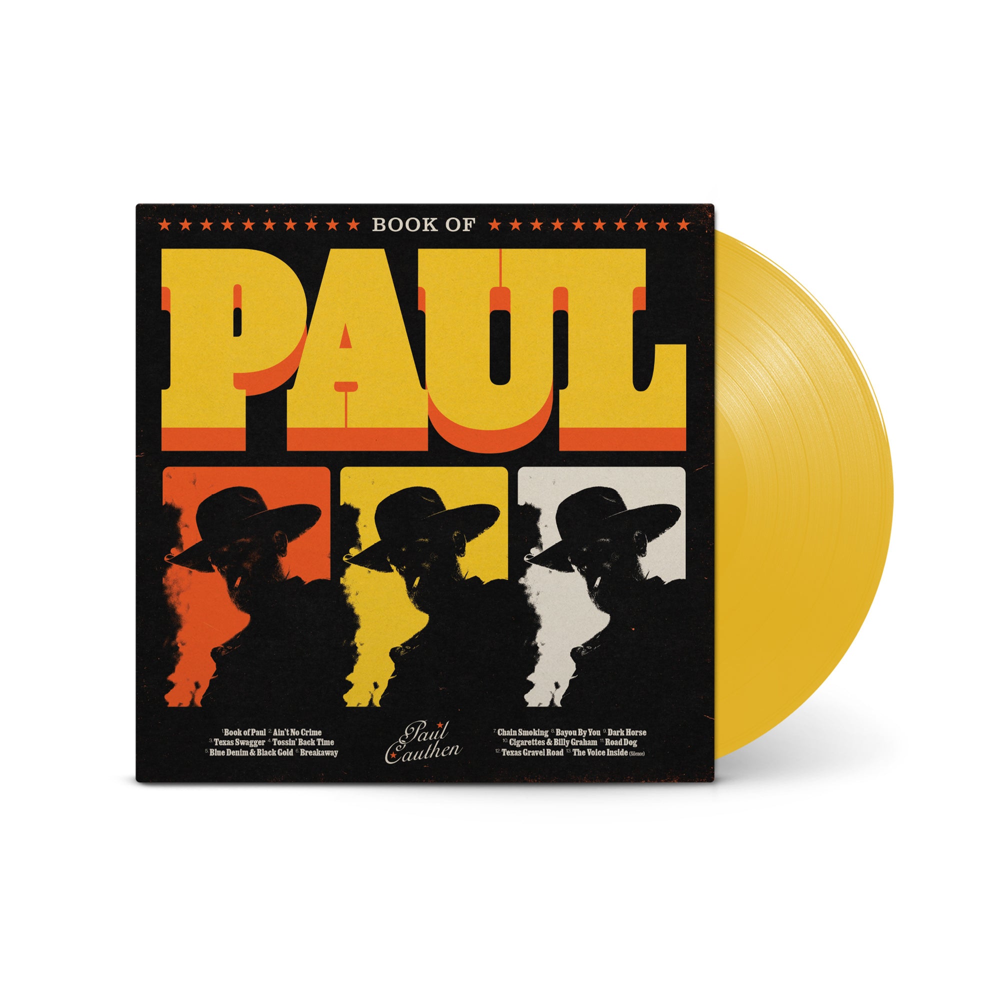 [PRE-ORDER] Paul Cauthen - Book Of Paul [Indie-Exclusive Yellow Vinyl] [Release Date: 04/03/2026]