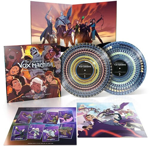 [DAMAGED] Neal Acree - The Legend Of Vox Machina (Amazon Original Series Soundtrack) [Zoetrope Picture Disc] [LIMIT 1 PER CUSTOMER]