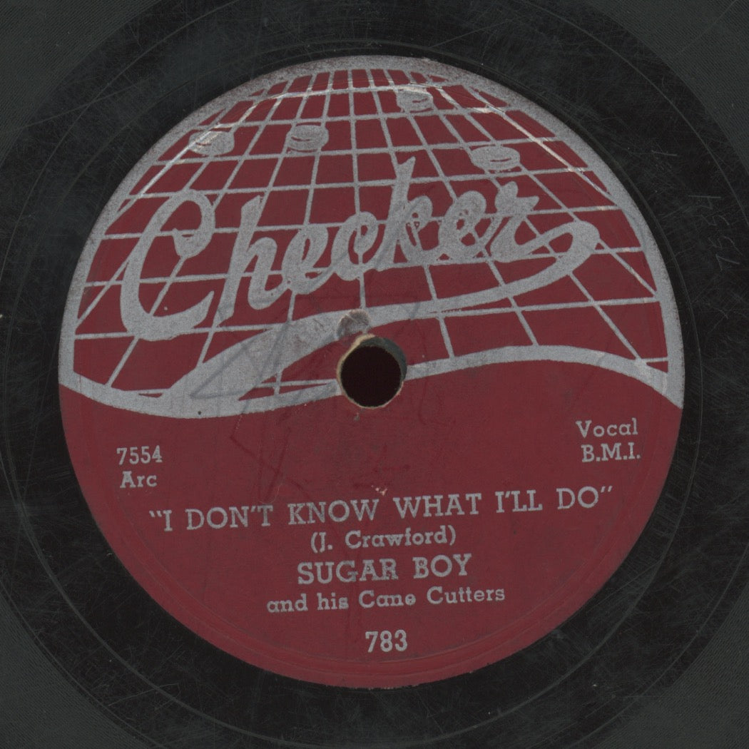 R&B 78 - James "Sugar Boy" Crawford And His Cane Cutters - Overboard / I Don't Know What I'll Do on Checker