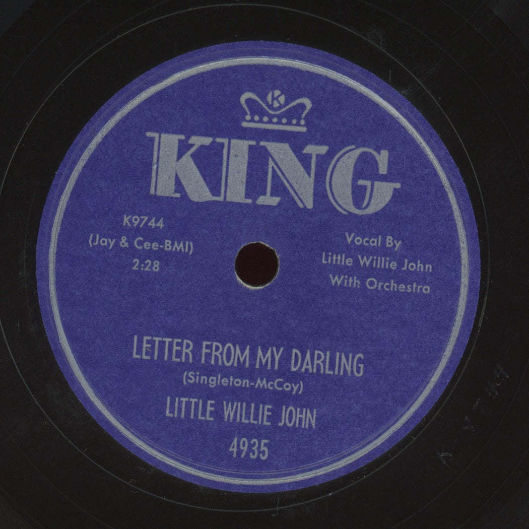 R&B 78 - Little Willie John - Fever / Letter From My Darling on King