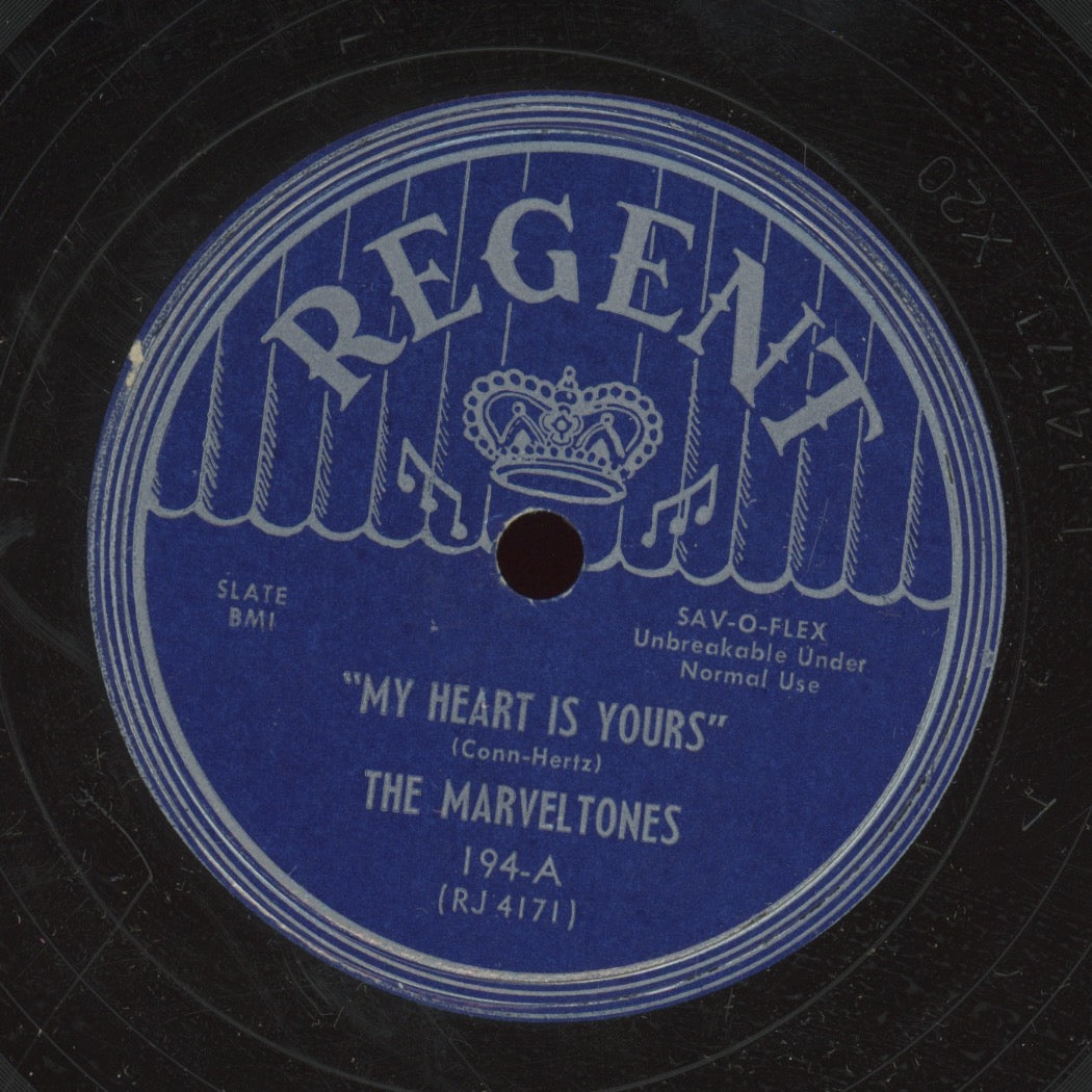 Doo Wop 78 - The Marveltones - My Heart Is Yours / So (It's Over) on Regent