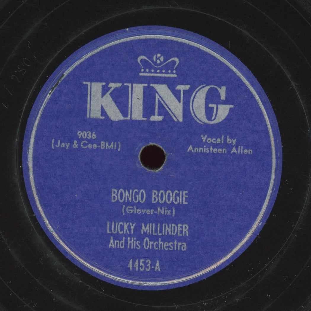 R&B 78 - Lucky Millinder And His Orchestra / Annisteen Allen - I'm Waiting Just For You / Bongo Boogie on King