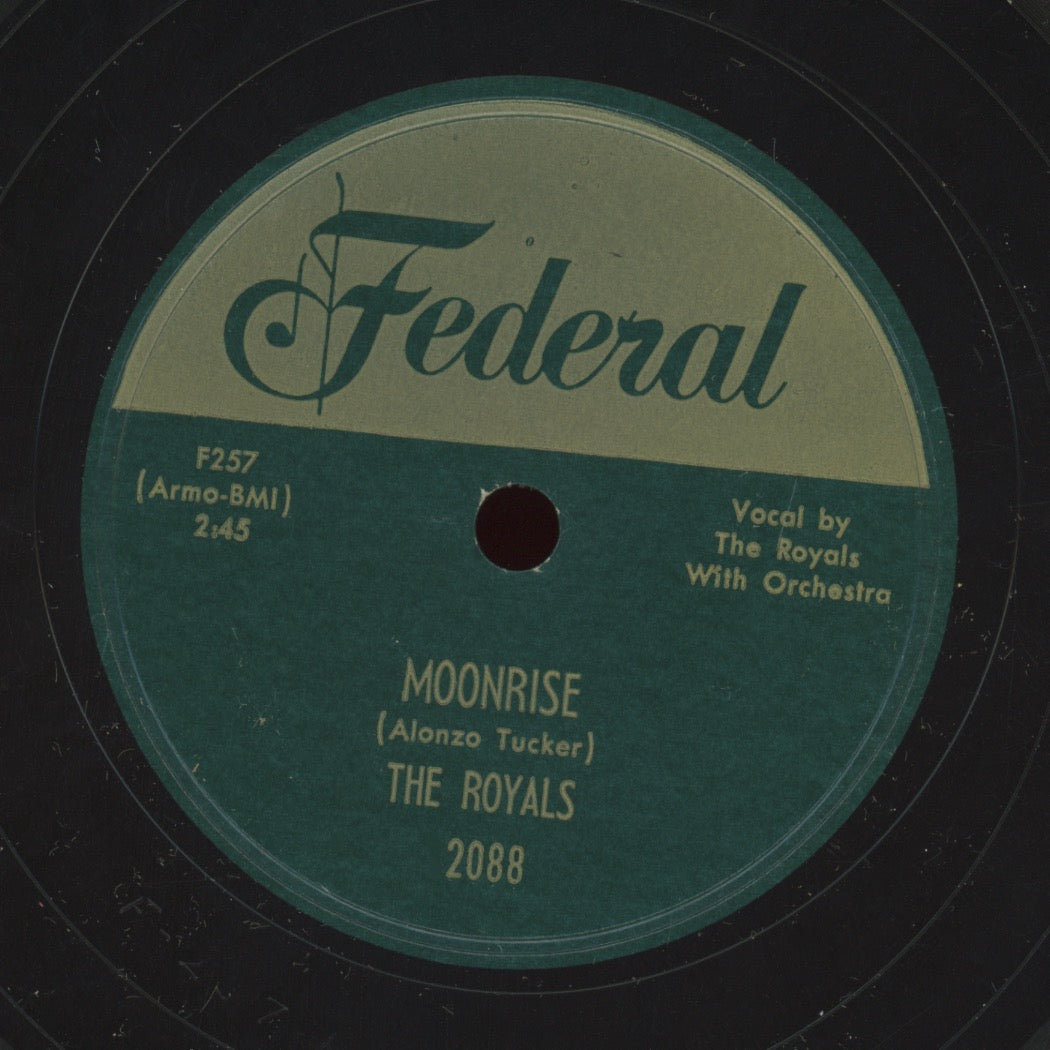 Doo Wop 78 - The Royals - Moonrise / Fifth Street Blues on Federal