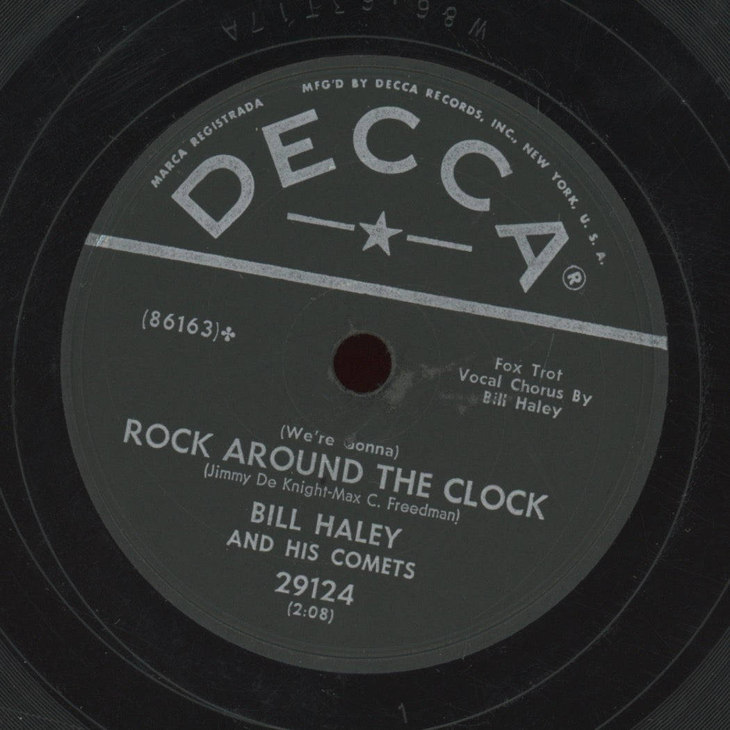 Rock & Roll 78 - Bill Haley And His Comets - Rock Around The Clock / Thirteen Women (And Only One Man In Town) on Decca