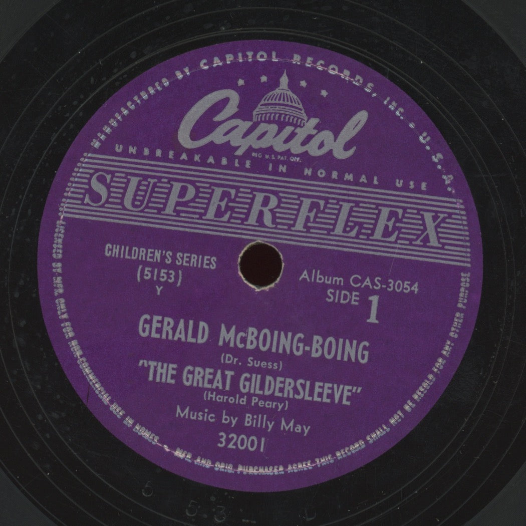 The Great Gildersleeve / Dr. Seuss - Gerald McBoing-Boing on Capitol