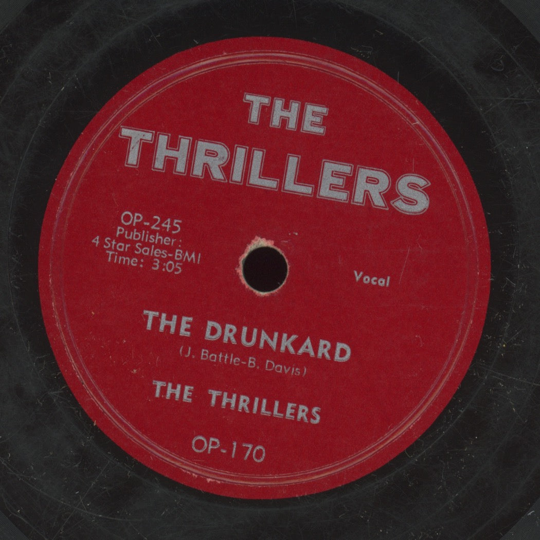 Doo Wop 78 - The Thrillers - The Drunkard / Mattie, Leave Me Alone on The Thrillers