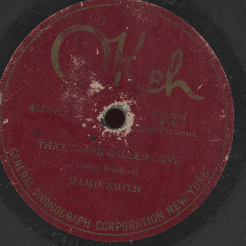 Pre-War Blues 78 - Mamie Smith - That Thing Called Love / You Can't Keep A Good Man Down on Okeh