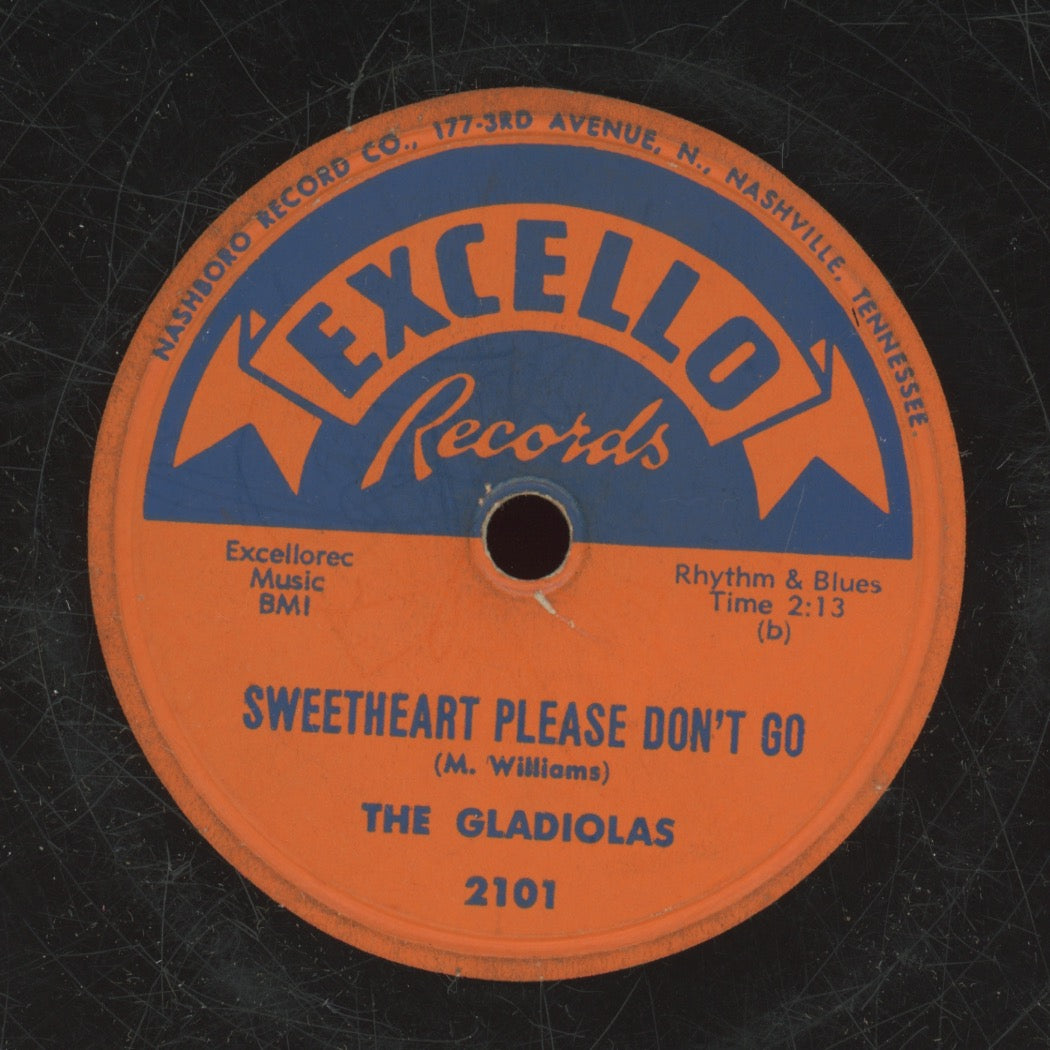 Doo Wop 78 - The Gladiolas - Little Darlin' / Sweetheart Please Don't Go on Excello