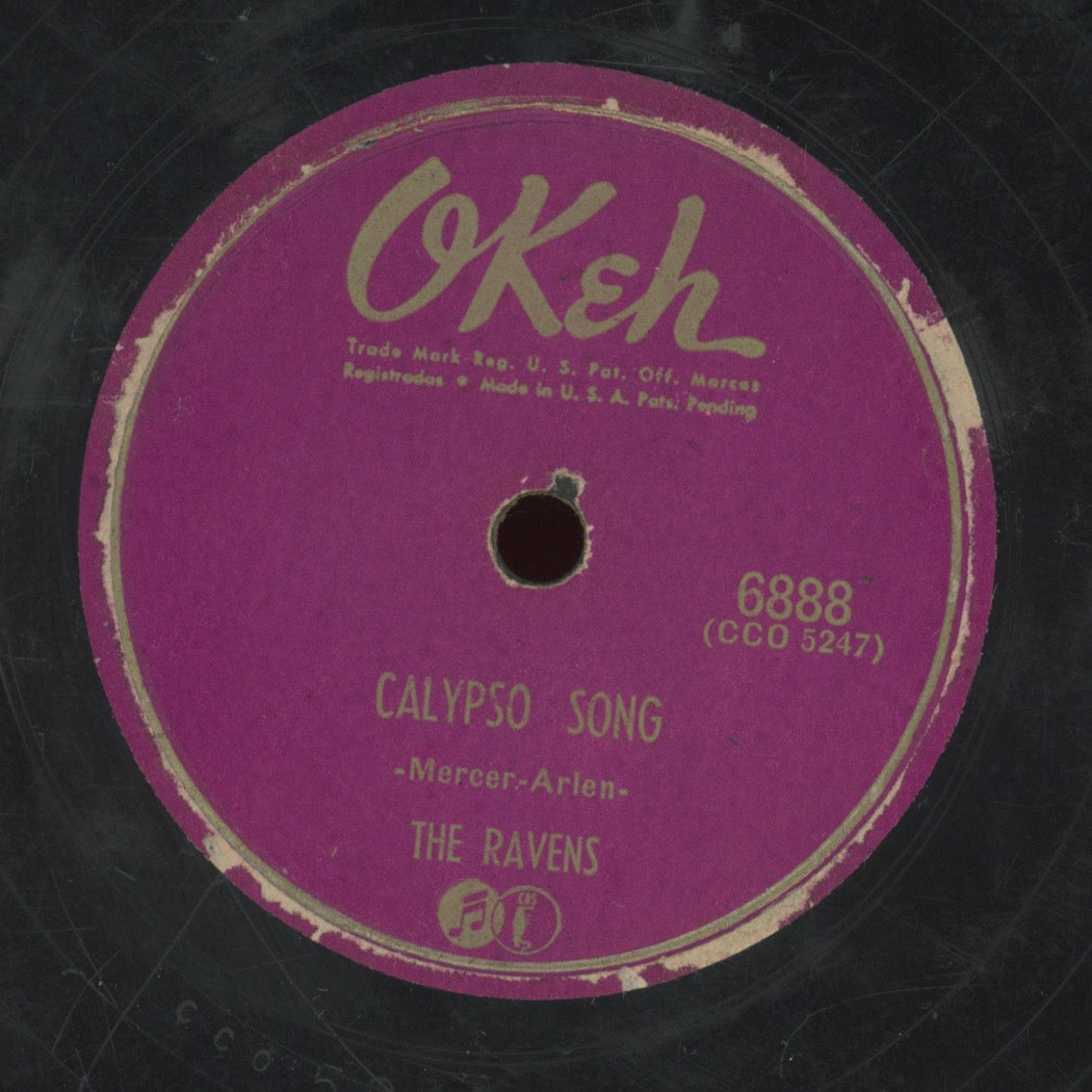 Doo Wop 78 - The Ravens - Mam'selle / Calypso Song on Okeh