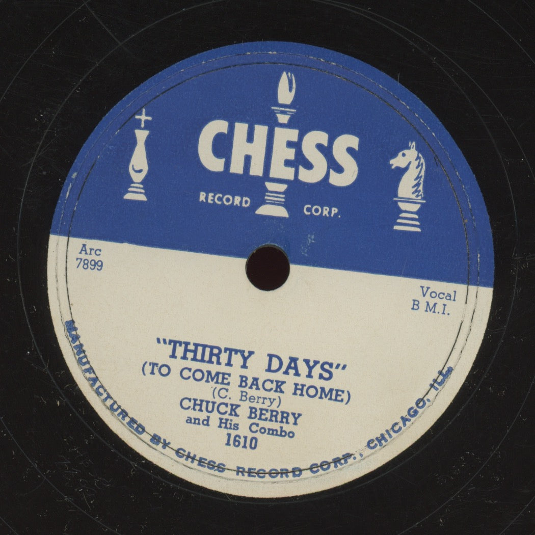 Rock & Roll 78 - Chuck Berry & His Combo - Thirty Days (To Come Back Home) / Together (We Will Always Be) on Chess