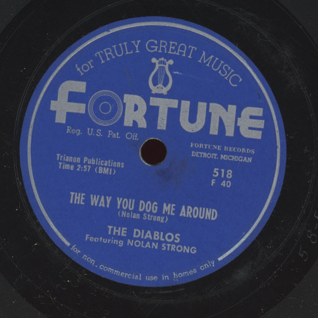 Doo Wop 78 - The Diablos - The Way You Dog Me Around / Jump, Shake And Move on Fortune