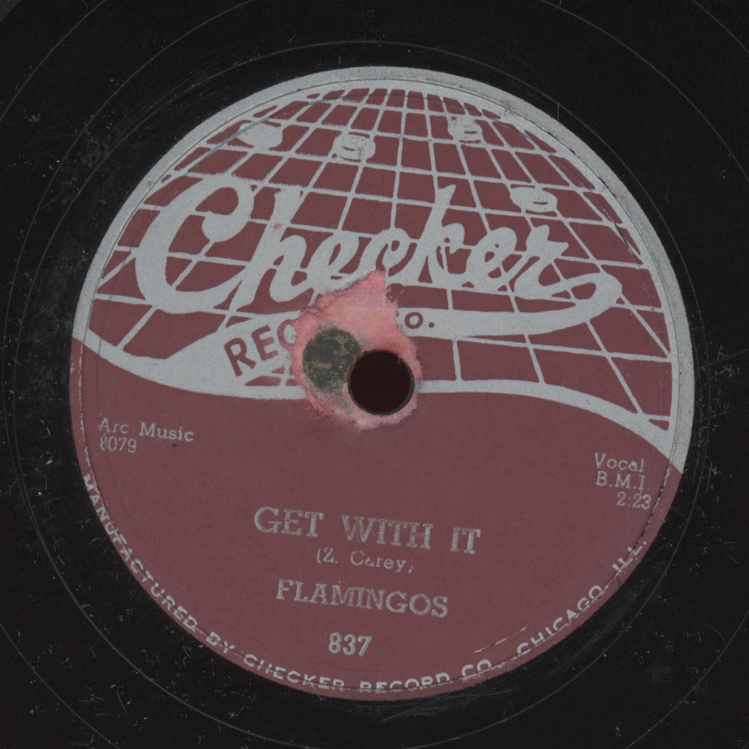 Doo Wop 78 - The Flamingos - A Kiss From Your Lips / Get With It on Checker