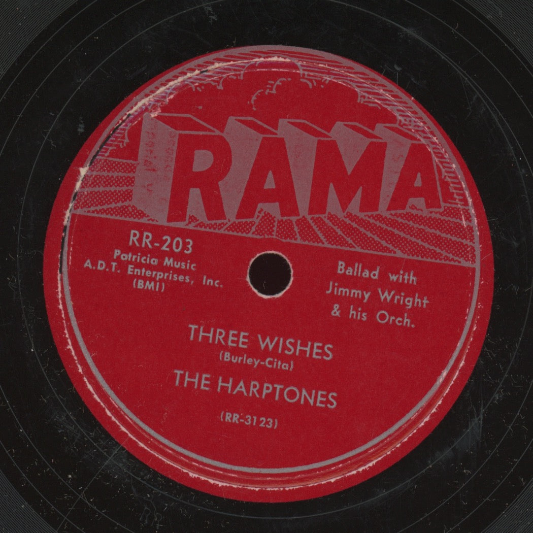 Doo Wop 78 - The Harptones - That's The Way It Goes / Three Wishes on Rama