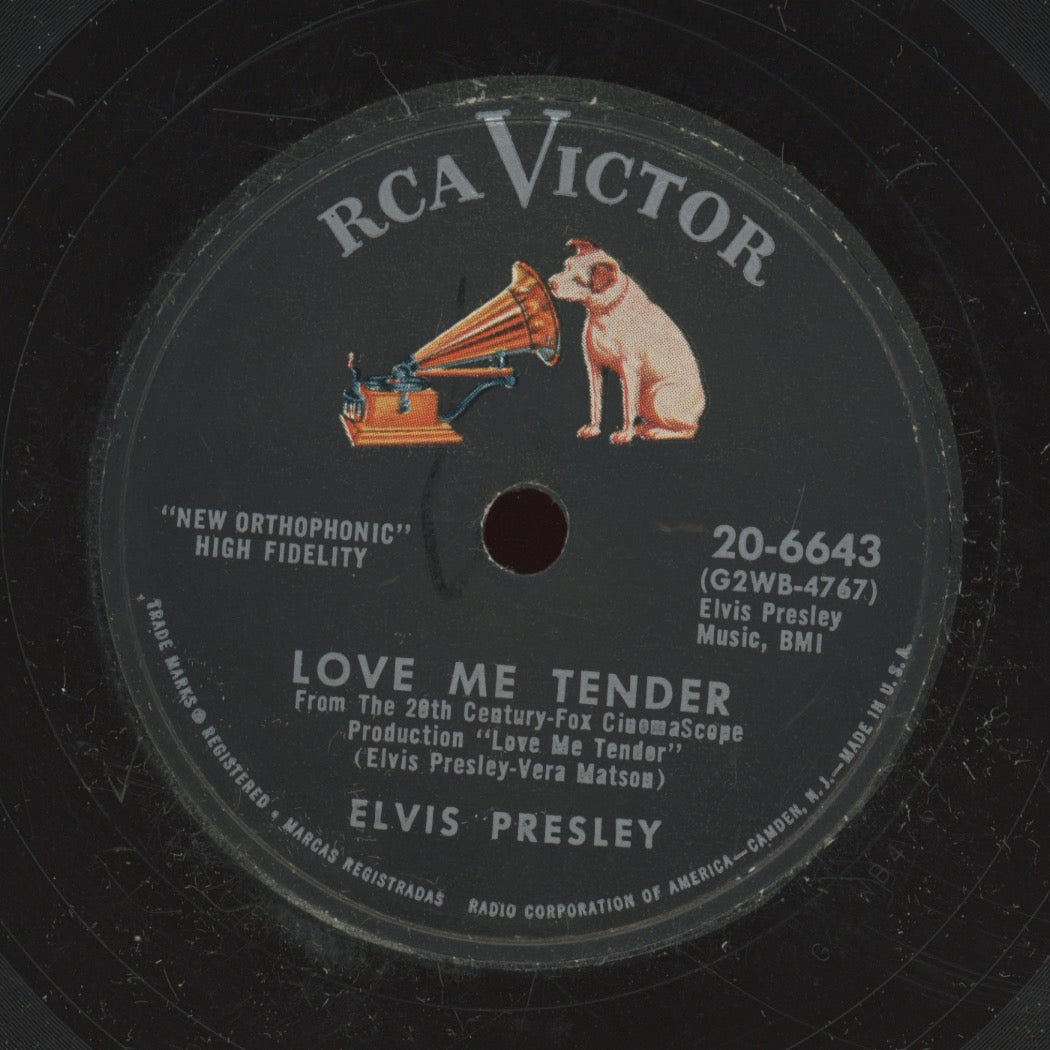 Rock & Roll 78 - Elvis Presley - Love Me Tender / Anyway You Want Me on RCA Victor