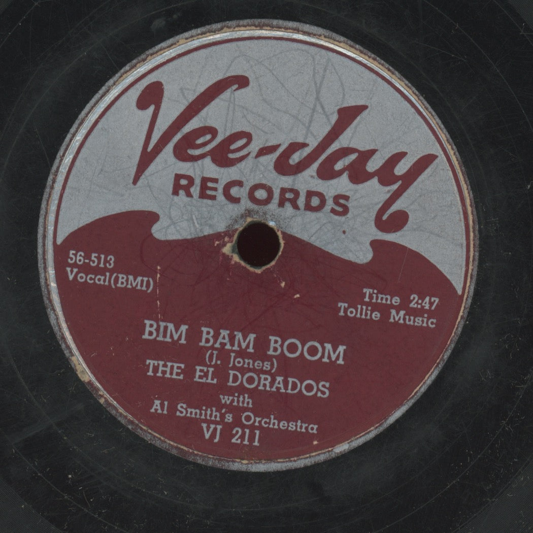 Doo Wop 78 - The El Dorados - There In The Night / Bim Bam Boom on Vee-Jay