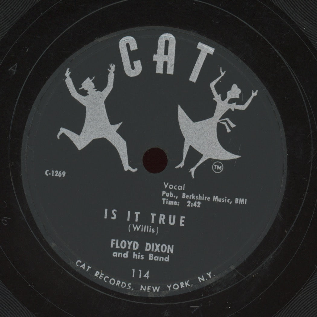 R&B Jump Blues 78 - Floyd Dixon And His Band - Hey Bartender / Is It True on Cat