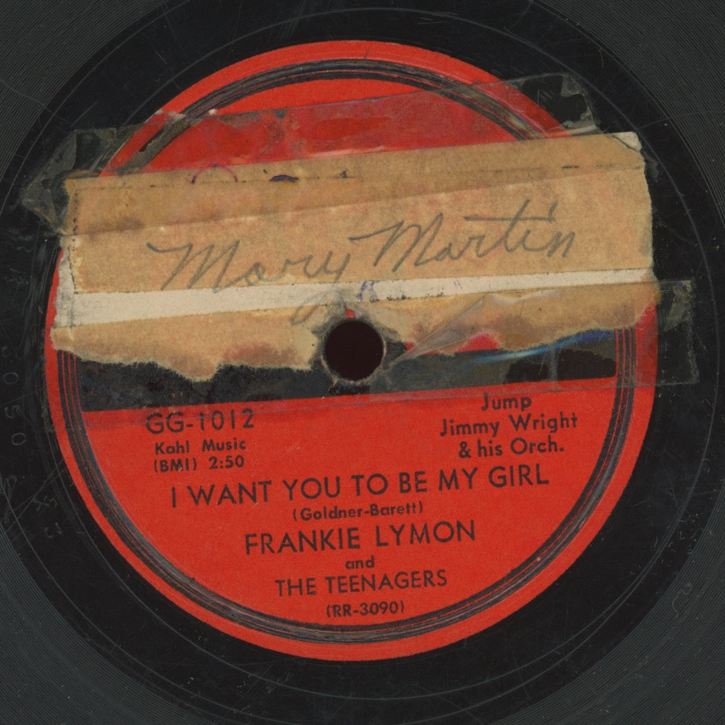 Doo Wop 78 - Frankie Lymon - I Want You To Be My Girl / I'm Not A Know It All on Gee
