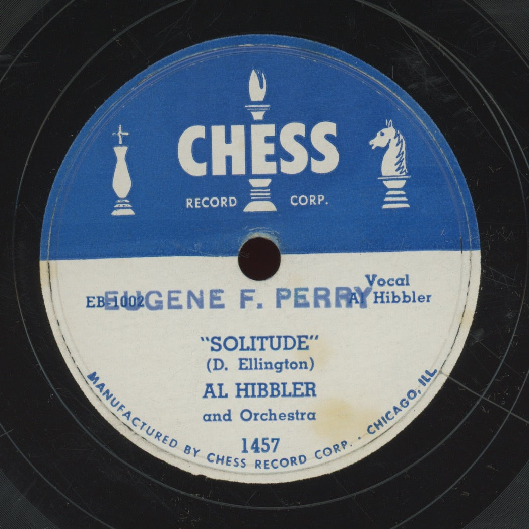 Jazz 78 - Al Hibbler - Solitude / Feather Roll Blues on Chess