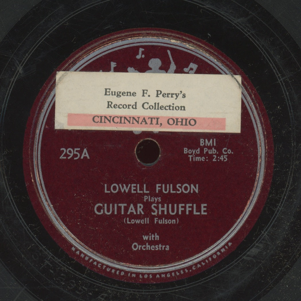 Blues 78 - Lowell Fulson - Guitar Shuffle / Mean Old Lonesome Song on Swing Time