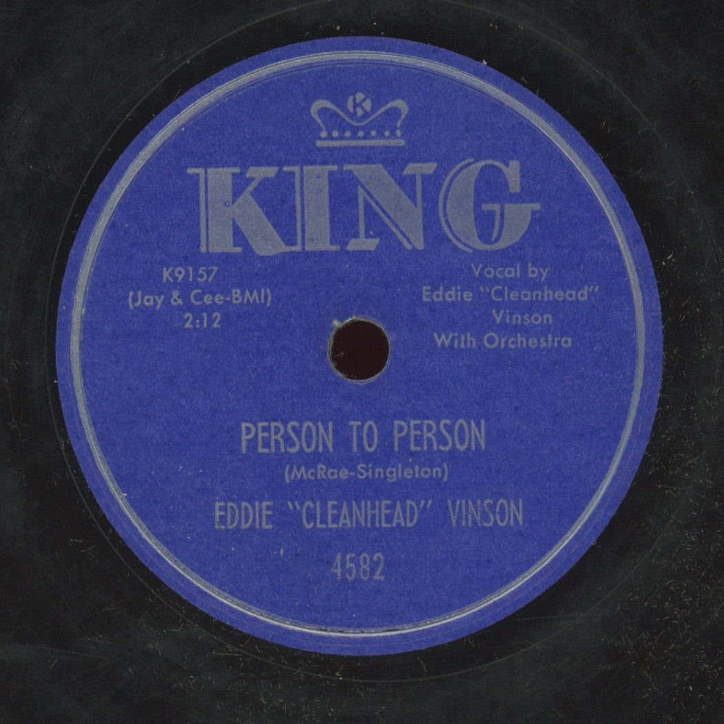 Blues 78 - Eddie "Cleanhead" Vinson - Lonesome Train / Person To Person on King