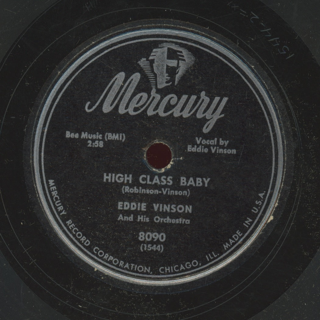 Blues 78 - Eddie "Cleanhead" Vinson - When I Get Drunk / High Class Baby on Mercury