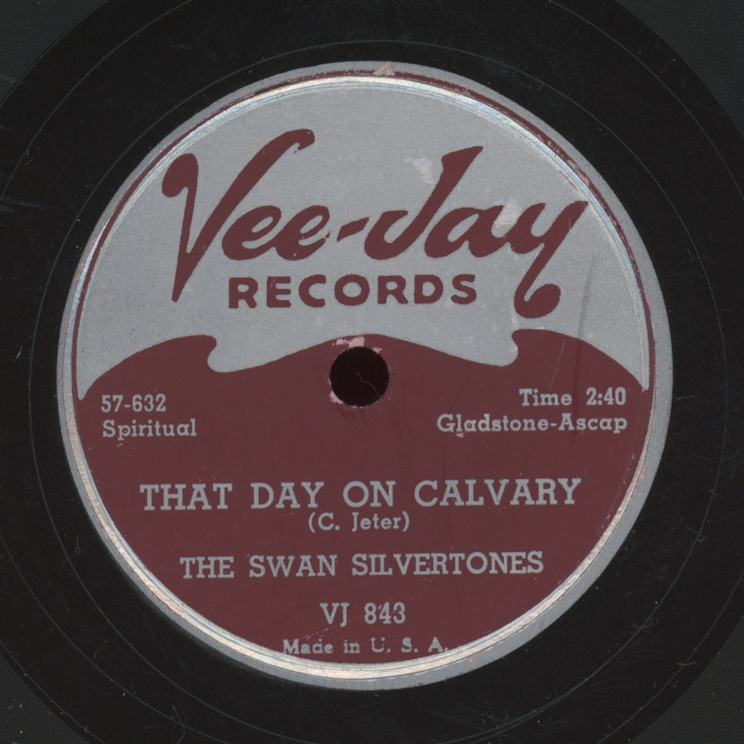 The Swan Silvertones - Sinner Man / That Day On Calvary on Vee-Jay
