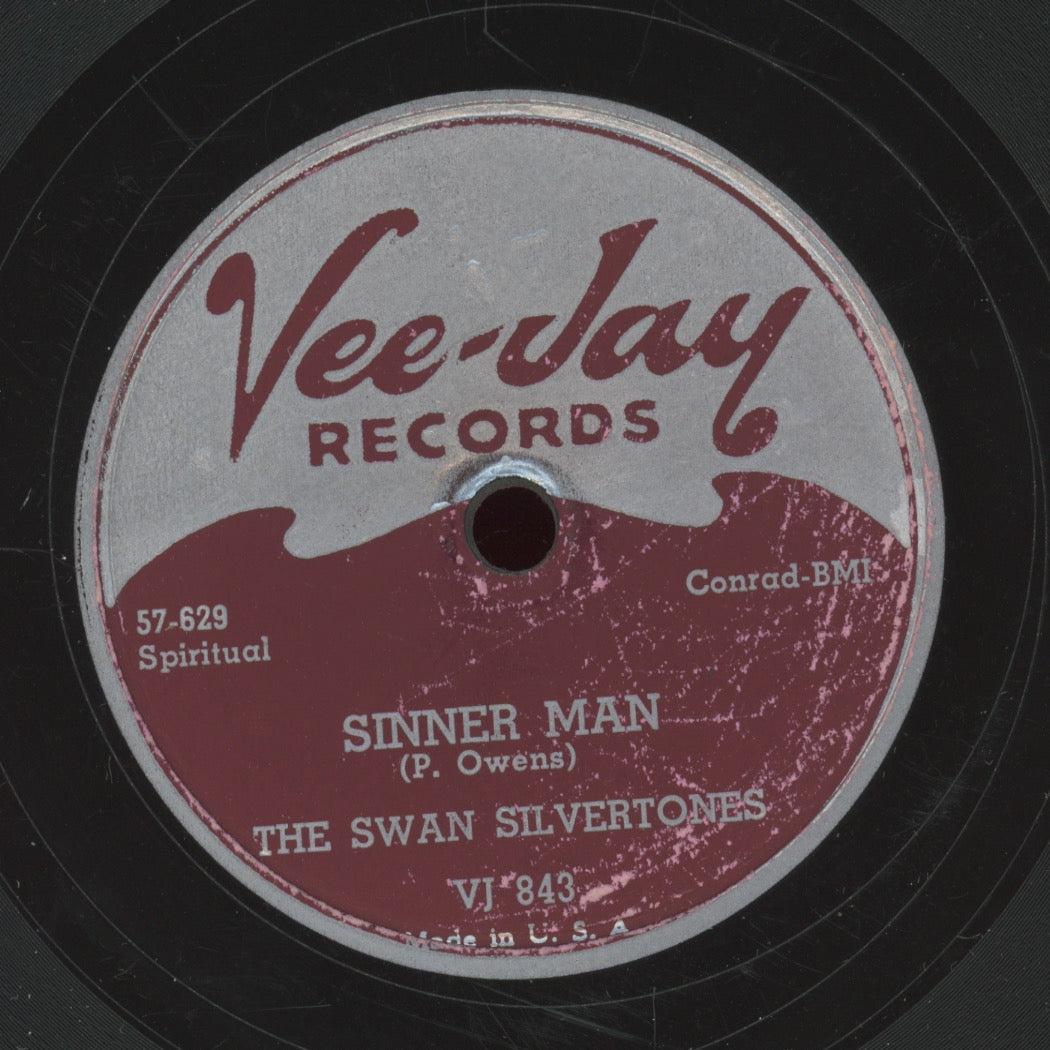 The Swan Silvertones - Sinner Man / That Day On Calvary on Vee-Jay