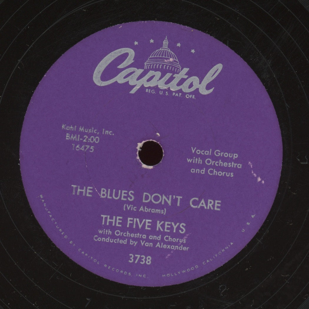 Doo Wop 78 - The Five Keys - This I Promise You / The Blues Don't Care on Capitol