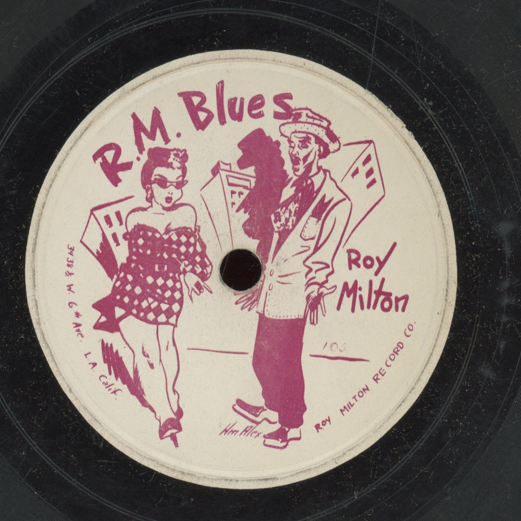 Blues 78 - Roy Milton - R.M. Blues / Groovy Blues on Miltone