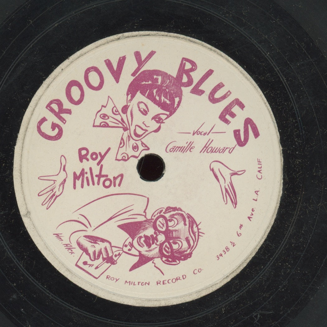 Blues 78 - Roy Milton - R.M. Blues / Groovy Blues on Miltone