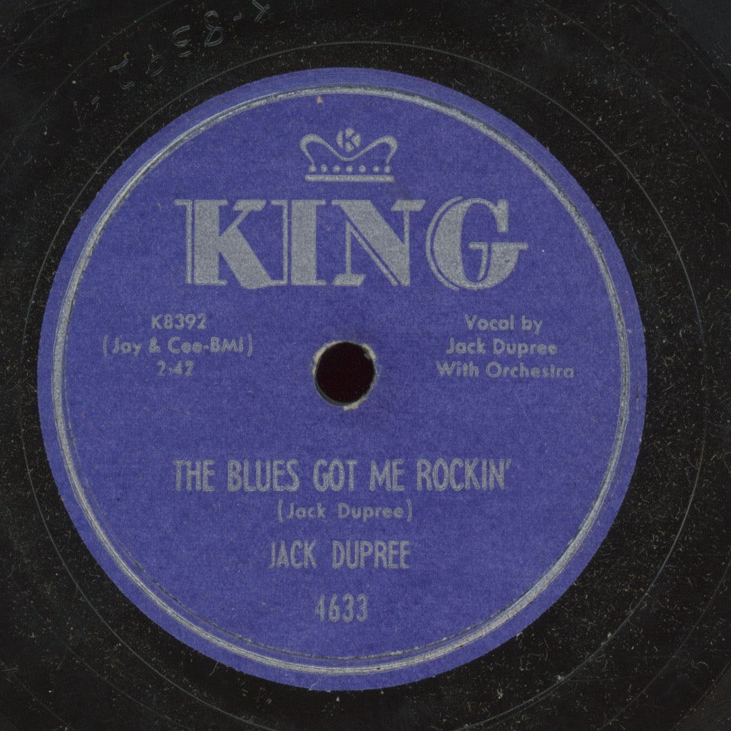 Blues 78 - Champion Jack Dupree - The Blues Got Me Rockin' / Tongue-Tied Blues on King