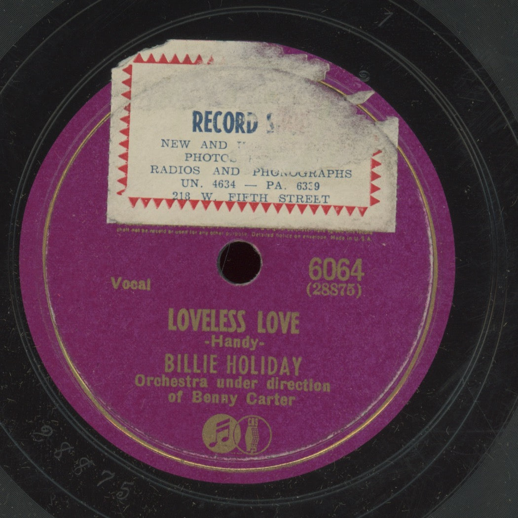 Jazz 78 - Billie Holiday - St. Louis Blues / Loveless Love on Okeh