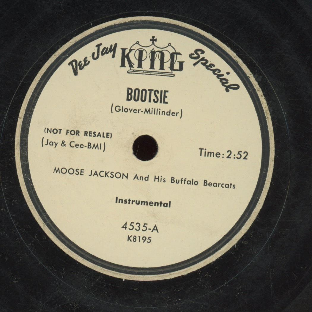 R&B 78 - Bull Moose Jackson & His Buffalo Bearcats - Bootsie / (Let Me Love You) All Night Long on King Promo
