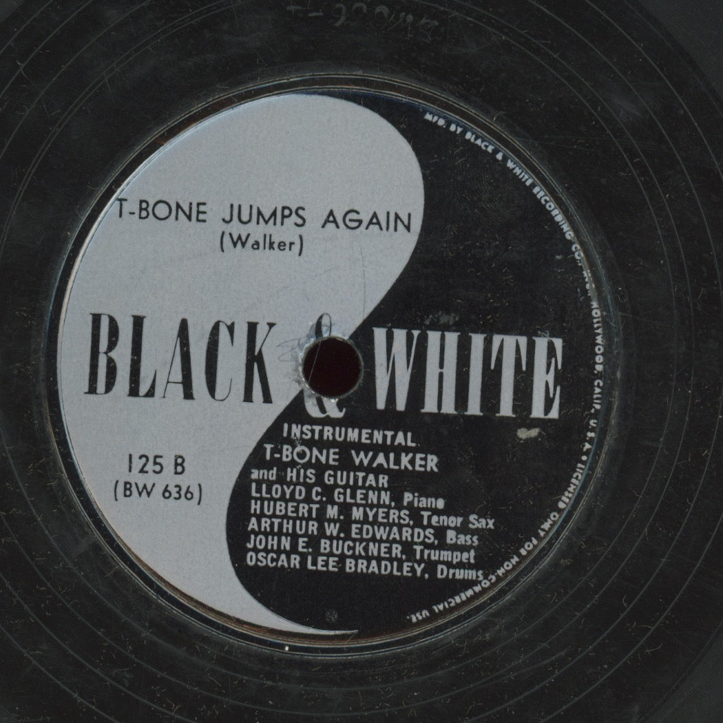 Blues 78 - T-Bone Walker - I Want A Little Girl / T-Bone Jumps Again on Black & White