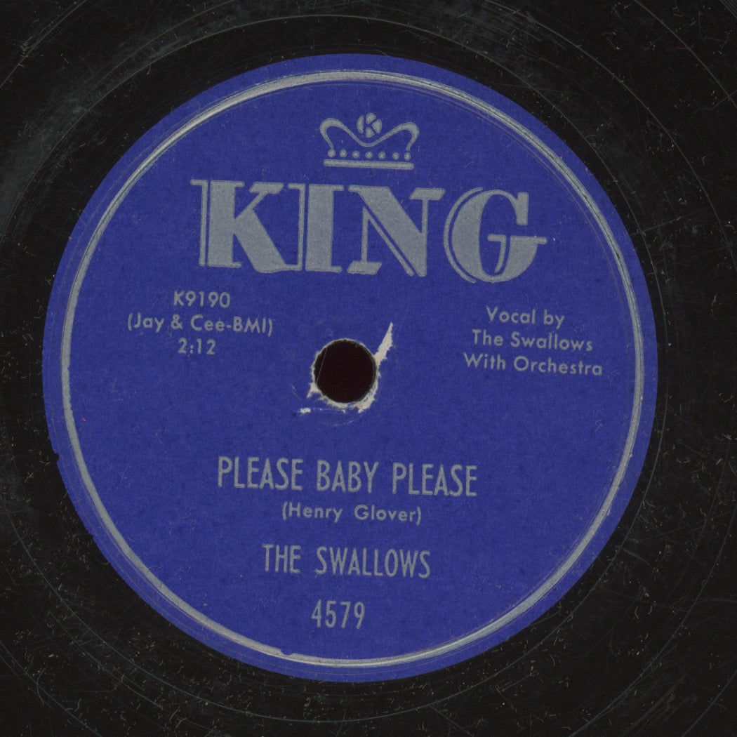 Doo Wop 78 - The Swallows - Where Do I Go From Here / Please Baby Please on King