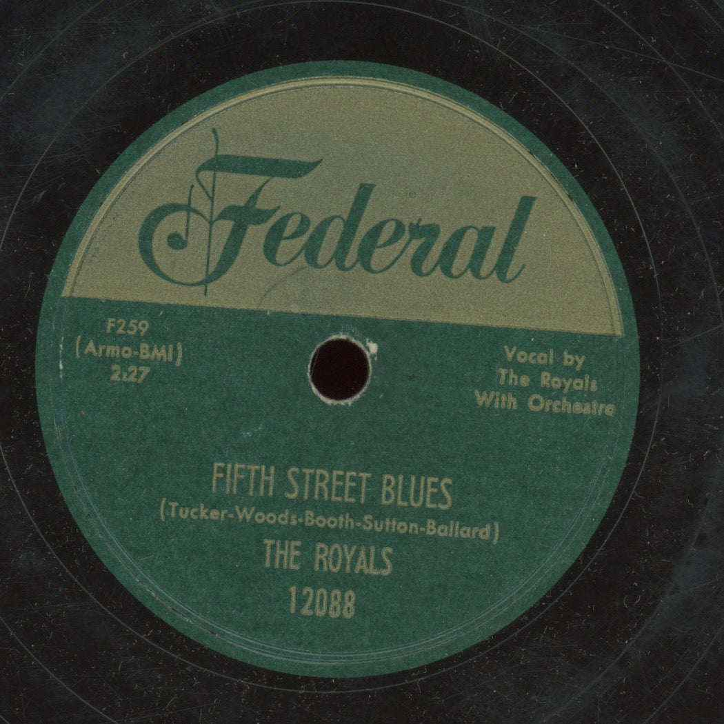 Doo Wop 78 - The Royals - Moonrise / Fifth Street Blues on Federal