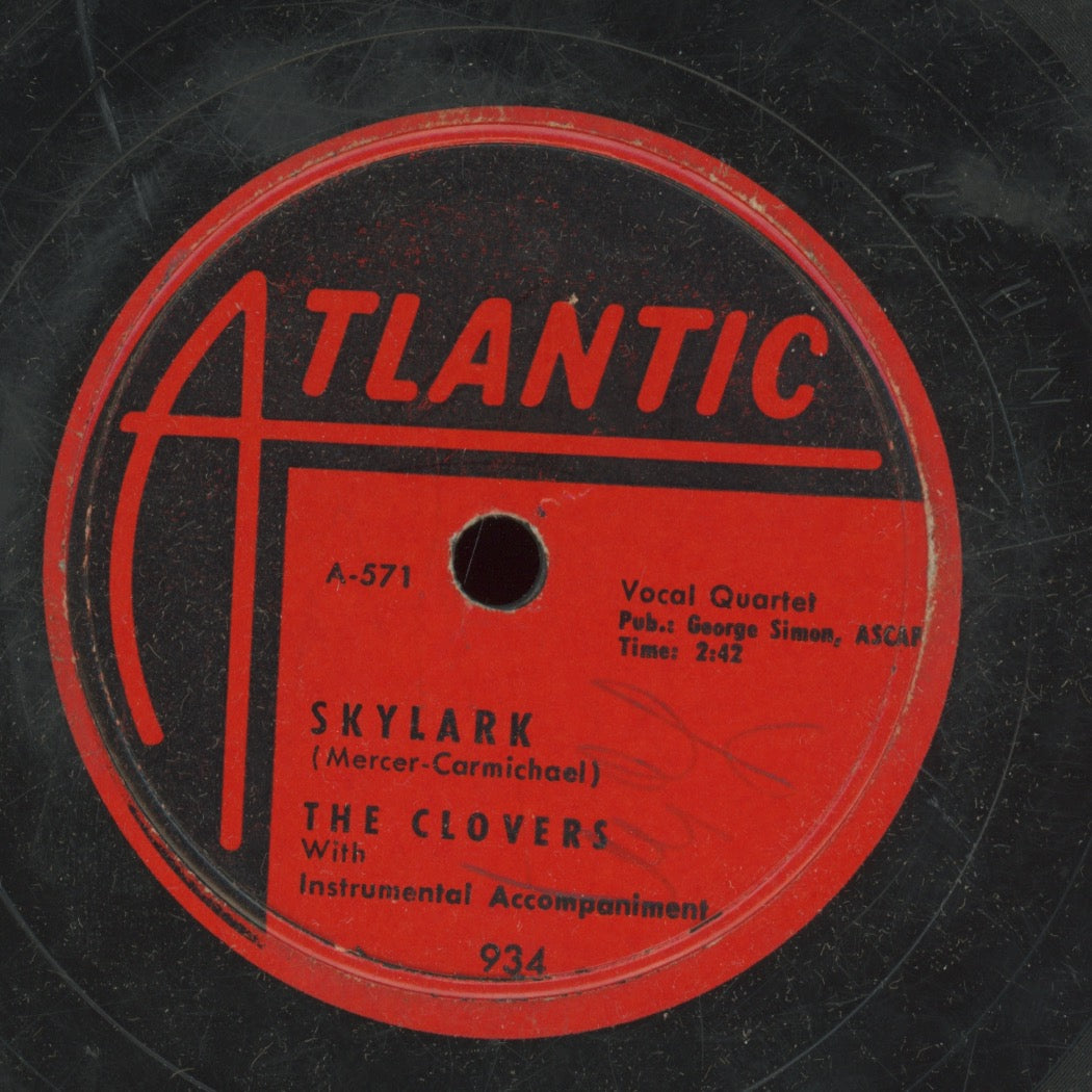 Doo Wop 78 - The Clovers - Don't You Know I Love You / Skylark on Atlantic